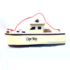 Cape May Boat Ornament