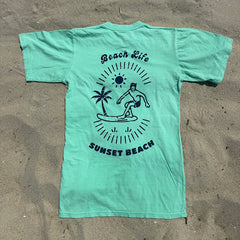 Beach Life Sunset Beach Tee