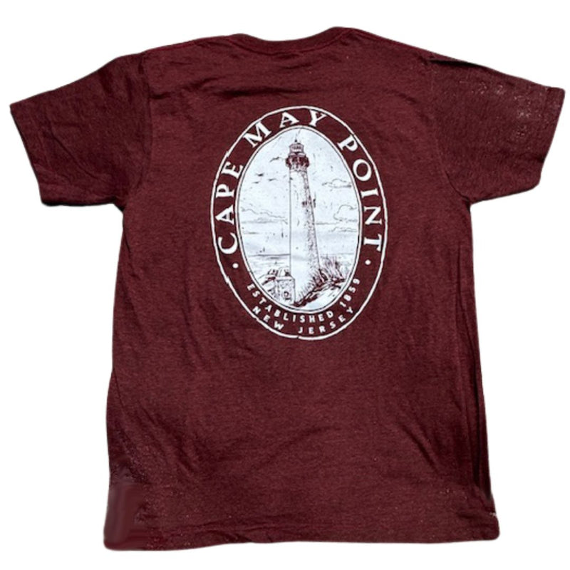 Cape May Point Oval Lighthouse Tee