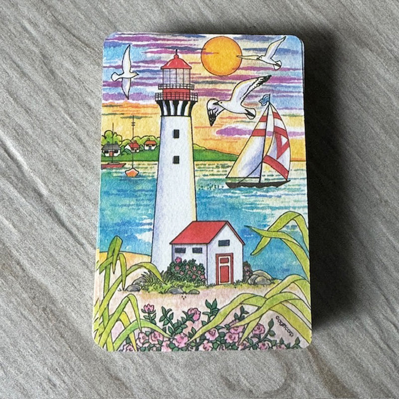 Beachy Poker Playing Cards