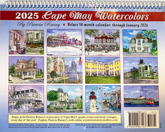 Cape May 2025 Watercolors Calendar