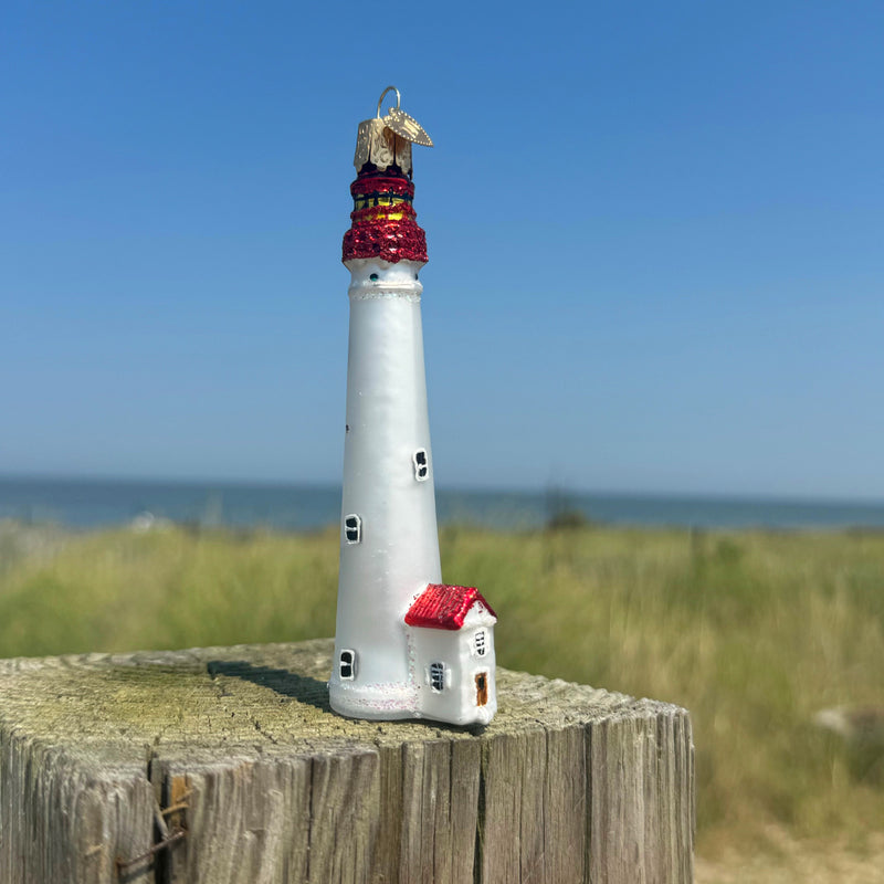 Cape May Lighthouse Old World Christmas Ornament