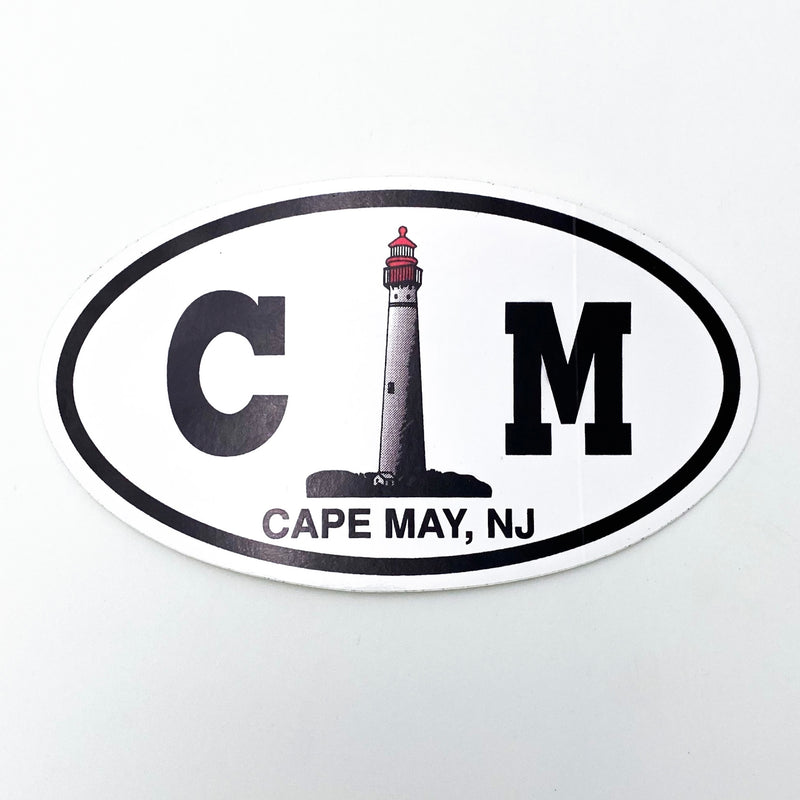 Cape May Lighthouse Car Sticker