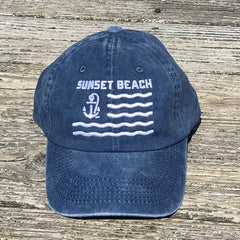 Sunset Beach Anchor Wave Hat