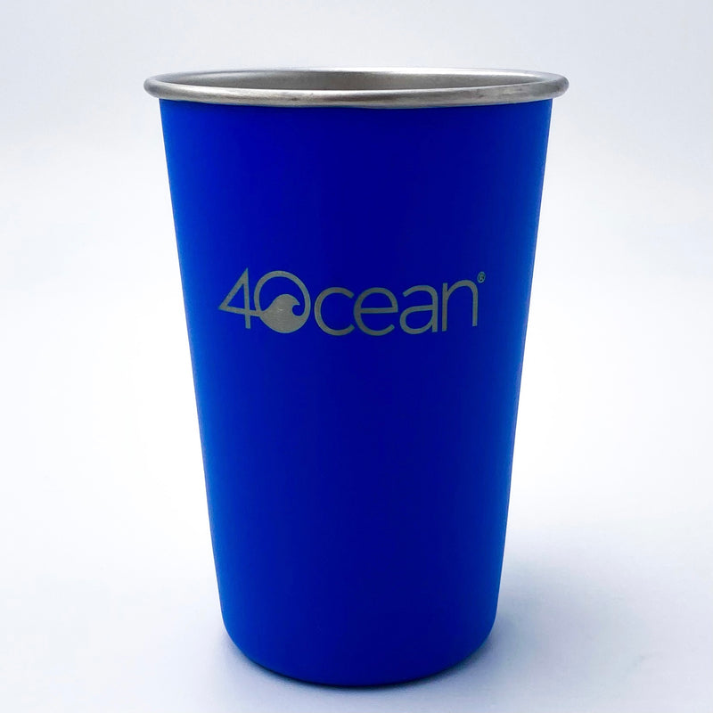 4 OCEAN SET OF 4 STAINLESS CUPS