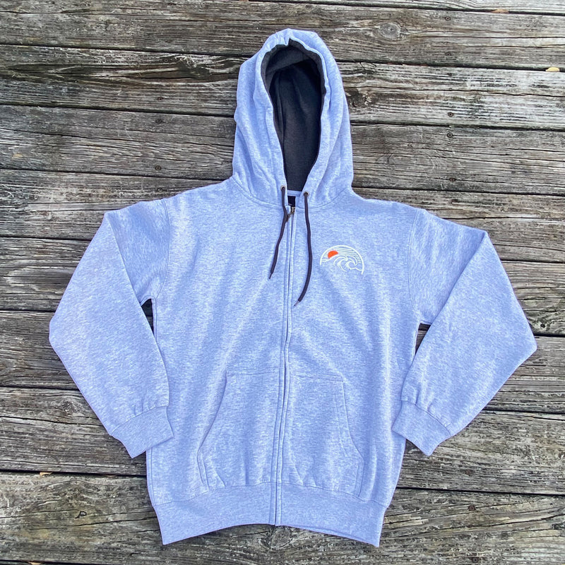 Cape May Sweatshirt with Sunset Wave Design